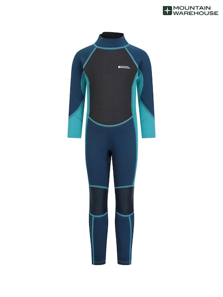 Mountain Warehouse Green Kids Full Length 2.5mm Neoprene Wetsuit (B42398) | £55