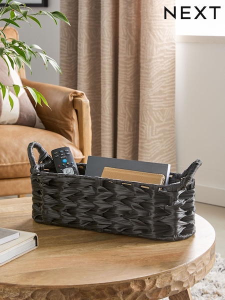 Black Woven Plastic Slimline Tray (B43437) | £14