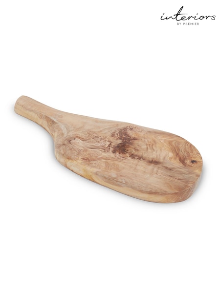 Interiors by Premier Natural Kora Olive Wood Serving Board (B43563) | £45