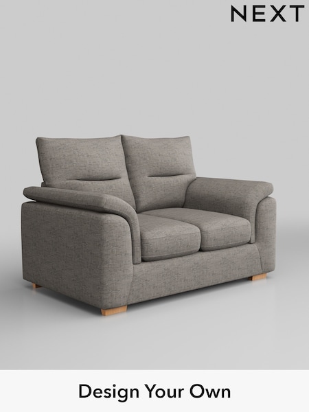 Boucle Weave Easy Clean/Light Dove Grey Hayden Highback (B43881) | £925