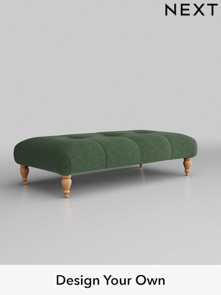 Fine Chenille Easy Clean/Mid Khaki Green Erin Buttoned Back Deep Relaxed Sit (B43919) | £499