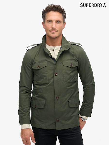 Superdry Green Merchant Technical Field Jacket (B43961) | £125