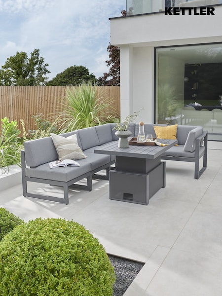 Kettler Slate Grey Versa Garden Sofa Lounge Set (B44417) | £1,300