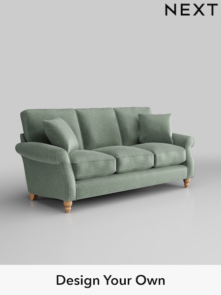 Plush Chenille/Mid Slate Teal Green Ashford Relaxed Sit (B44493) | £1,425