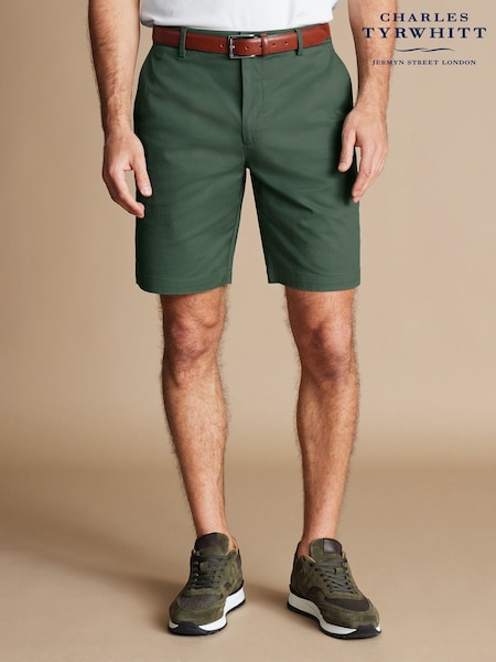 Charles Tyrwhitt Green Cotton Shorts (B44512) | £50