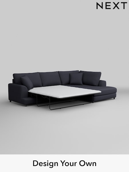 Tweedy Blend Easy Clean/Dark Slate Blue Parker (B44923) | £2,350