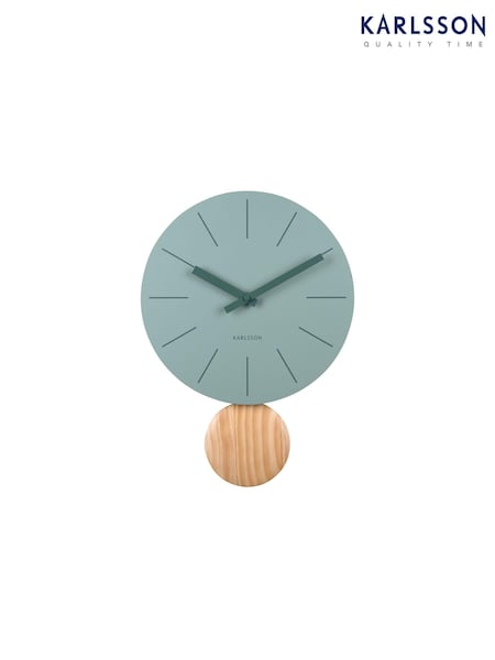 Karlsson Jungle Green Arlo Pendulum Wall Clock (B45733) | £81