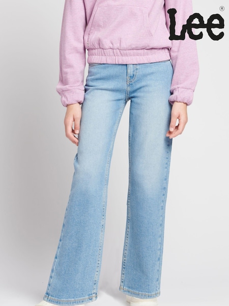 Lee Blue Girls Carol Straight Leg Jeans (B46629) | £40 - £48