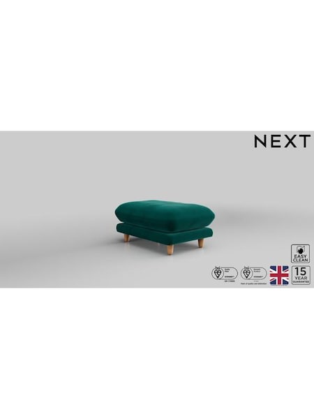 Plush Velvet Easy Clean/Juniper Green Odella (B46633) | £425
