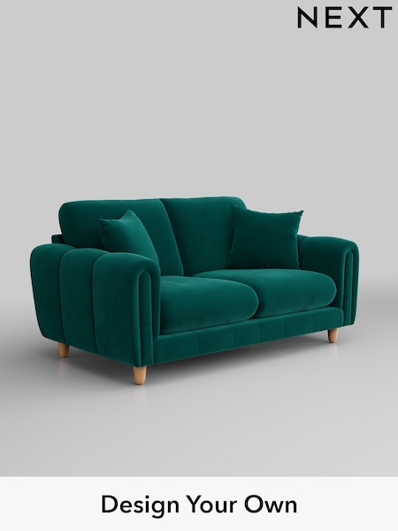 Plush Velvet Easy Clean/Juniper Green Odella (B46633) | £1,275