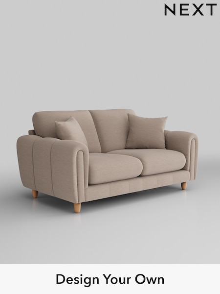 Fine Chenille Easy Clean/Mid Taupe Brown Odella (B46699) | £1,275