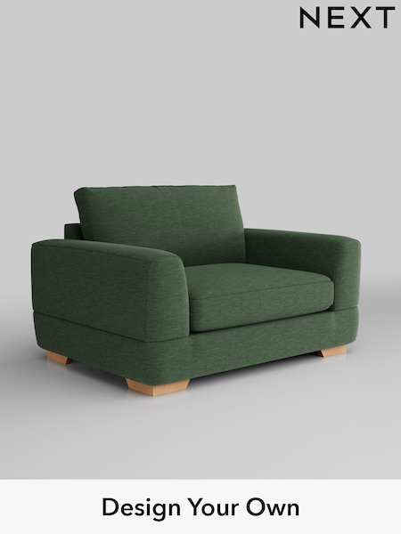 Fine Chenille Easy Clean/Mid Khaki Green Clayton (B47177) | £950