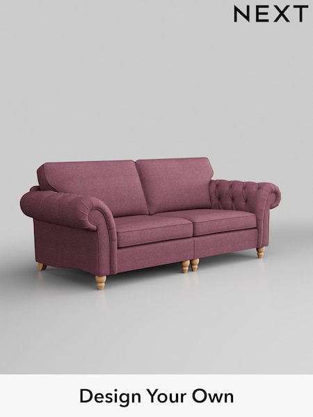 Tweedy Blend Easy Clean/Mid Mulberry Purple Gosford Highback Ii Deep Sit (B47276) | £1,599