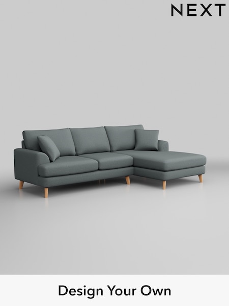 Tweedy Blend Easy Clean/Mid Slate Teal Green Parker (B47366) | £2,150
