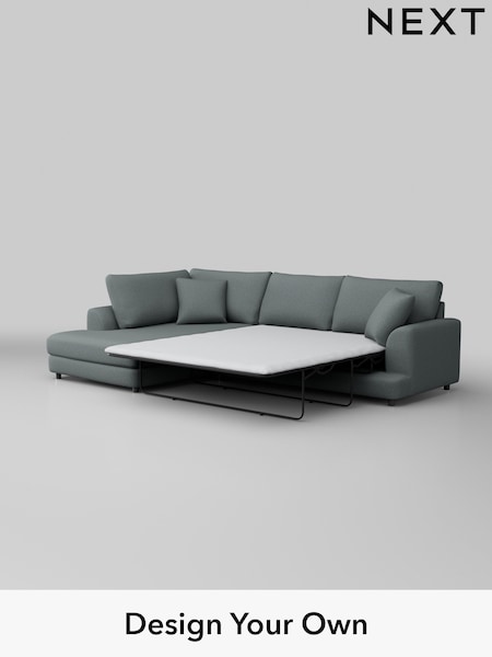 Tweedy Blend Easy Clean/Mid Slate Teal Green Parker (B47366) | £2,350