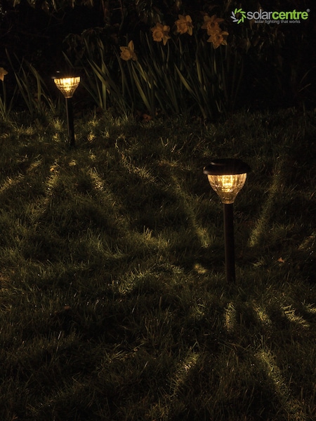 SolarCentre Black Cleveland Solar Garden Outdoor Lights (B47554) | £20