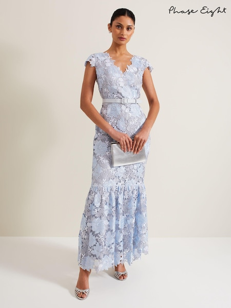 Phase Eight Blue Blanche Maxi Dress (B47680) | £299