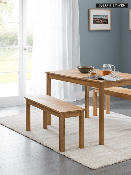 Julian Bowen Oak Coxmoor Bench (B47800) | £125