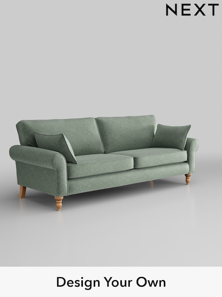 Plush Chenille/Mid Slate Teal Green Mallory (B48191) | £1,099