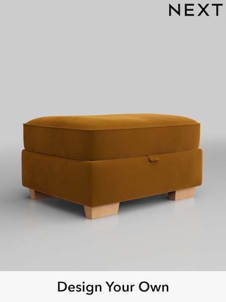 Plush Velvet Easy Clean/Mustard Yellow Hayden Highback (B48213) | £499
