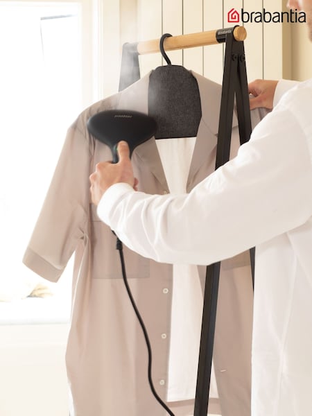 Brabantia Pepper Black Steam Clothes Hanger (B48262) | £15