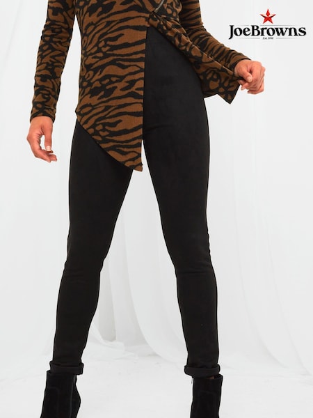 Joe Browns Black Our Favourite Suedette Leggings (B48289) | £43