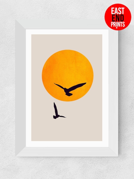 East End Prints White The Beauty Of Life Framed Art Print (B48528) | £50 - £130