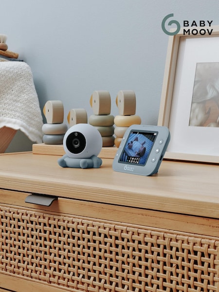 Babymoov Blue Yoo Roll Wire Free Baby Monitor (B48546) | £110