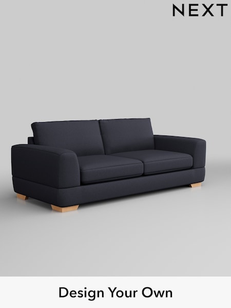 Tweedy Blend Easy Clean/Dark Slate Blue Clayton (B48620) | £1,225