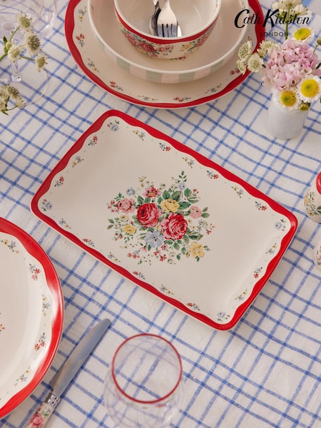 Cath Kidston Feels Like Home Rectangular Platter Set Of 2 (B49166) | £36