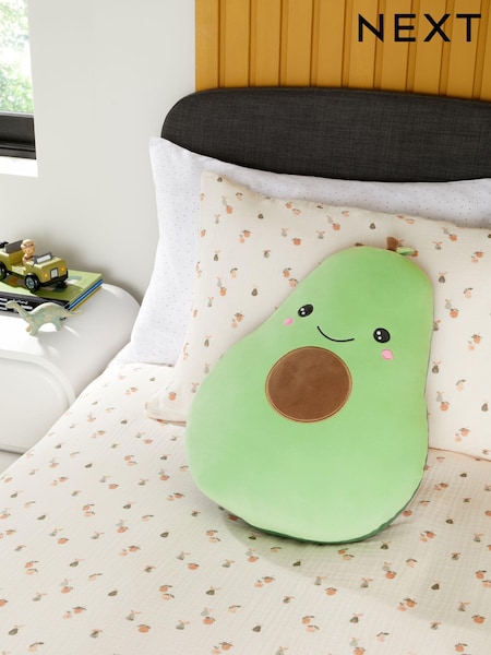 Green Avocado Extra Large Super Soft Squidge Toy Cushion (B49955) | £24