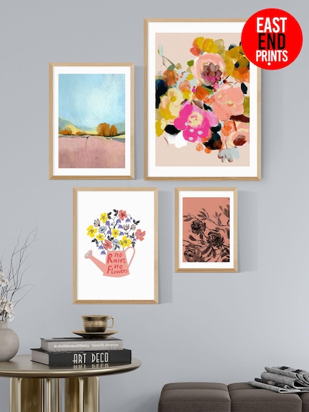 East End Prints Oak Summer Peach Wall Set (B50005) | £170
