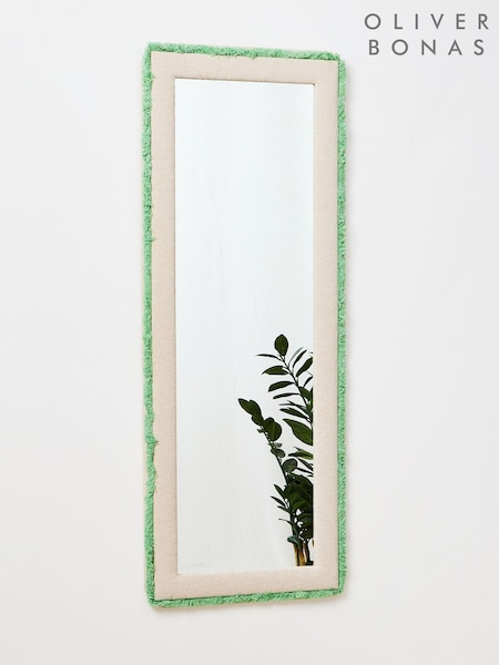 Oliver Bonas Natural Issey Boucle Full Length Mirror (B50398) | £295