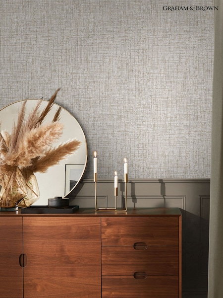 Graham & Brown Neutral Armando A4 Sample (B50524) | £1