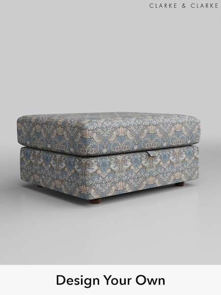 Strawberry Thief/Slate Grey Blush Ingrid By Clarke And Clarke (B50711) | £425
