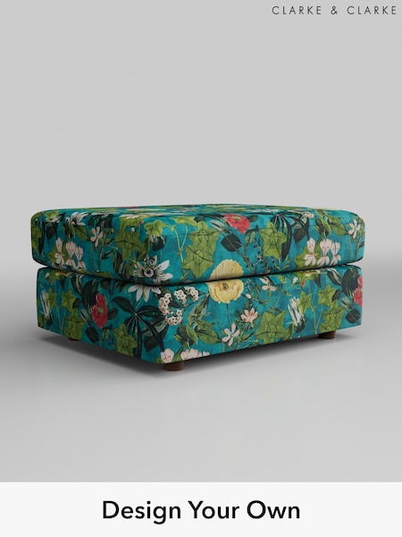 Passiflora/Kingfisher Blue Ingrid By Clarke And Clarke (B50723) | £425