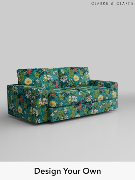 Passiflora/Kingfisher Blue Ingrid By Clarke And Clarke (B50723) | £1,150