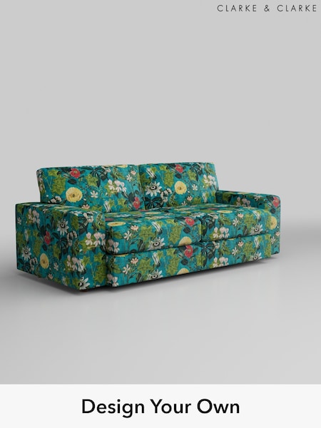 Passiflora/Kingfisher Blue Ingrid By Clarke And Clarke (B50723) | £425 - £2,650