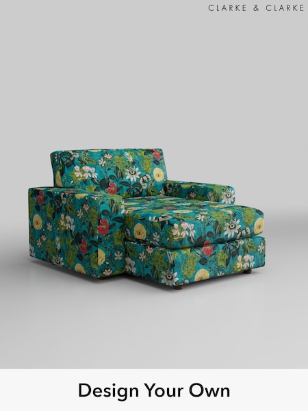 Passiflora/Kingfisher Blue Ingrid By Clarke And Clarke (B50723) | £1,199