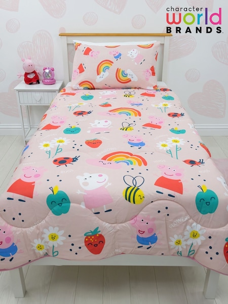 Character World Peppa Pig Lovely 4.5 Tog Single Coverless Duvet (B51336) | £30