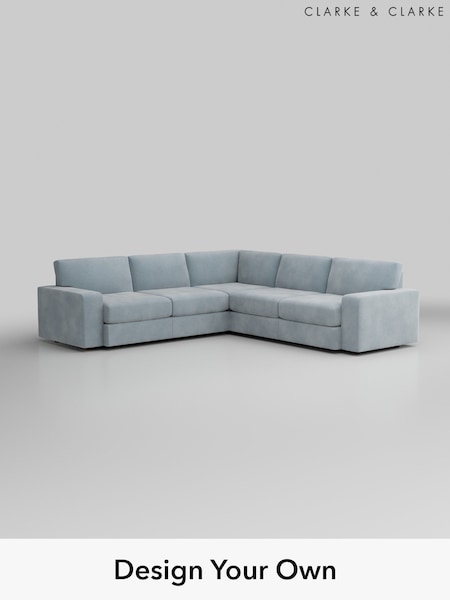 Alessia/Airforce Blue Ingrid By Clarke And Clarke (B51449) | £2,850