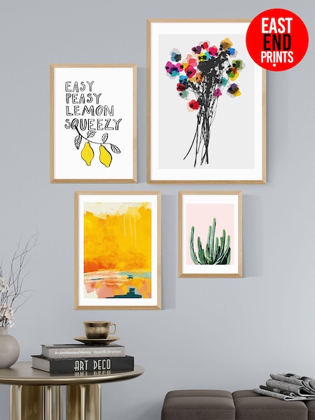 East End Prints Oak Summer Happiness Wall Set (B51907) | £170