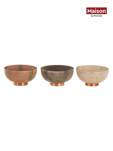 Maison by Premier Rose Gold Maison Dipping Bowls Set Of 3 (B52326) | £53
