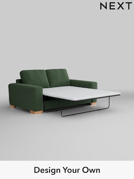 Fine Chenille Easy Clean/Mid Khaki Green Houghton Deep Relaxed Sit (B52381) | £1,525
