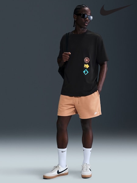 Nike Black Sportswear Back Graphic Print T-Shirt (B52452) | £0