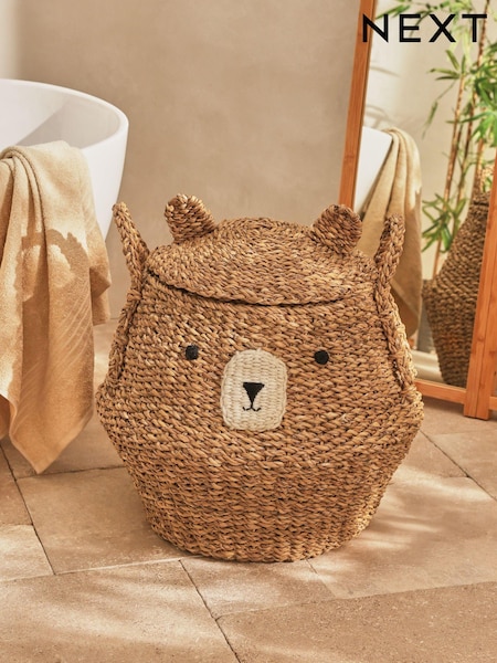 Natural Bear Laundry Hamper (B53247) | £65