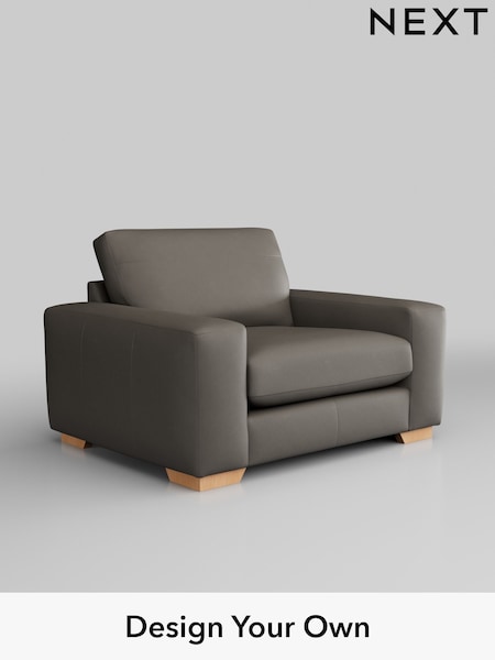 Turin Leather/French Grey Houghton Leather Deep Sit (B53280) | £1,575