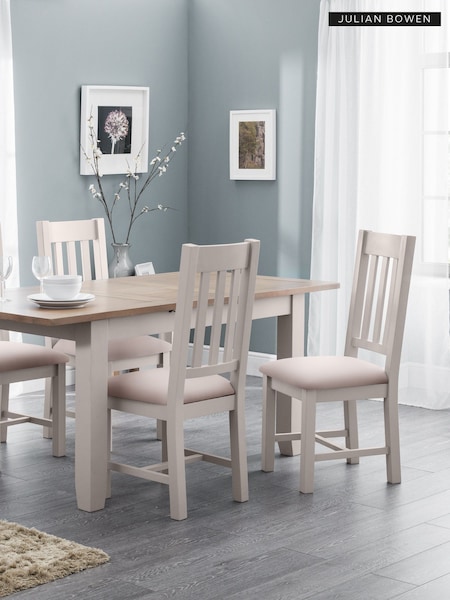 Julian Bowen Elephant Grey Richmond Dining Chairs Set Of 2 (B53546) | £240