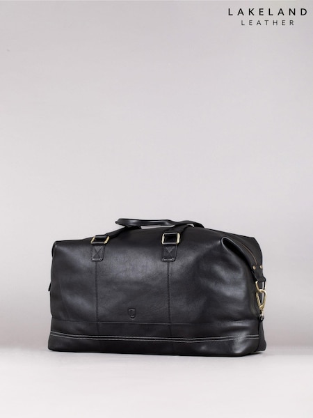 Lakeland Leather Black Keswick Holdall (B53583) | £199