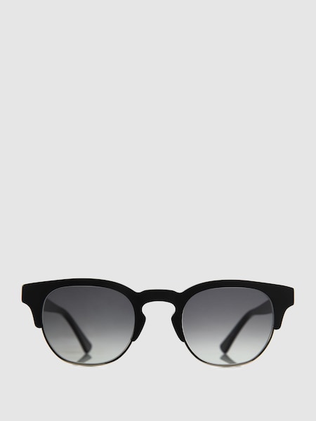 Curry and Paxton Semi Rimless Sunglasses (B53957) | £249